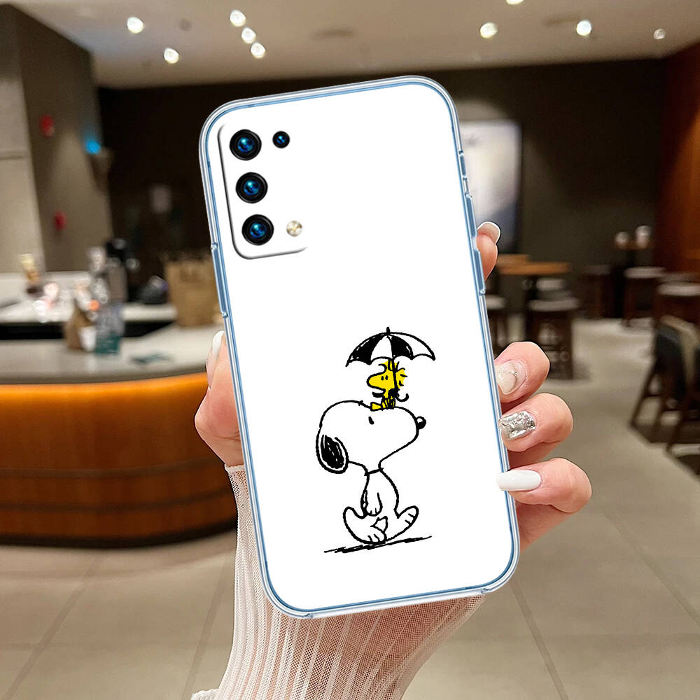 Cartoon Snoopy Case for Motorola G10 G20 G04 E30 E40 E22 E20 E13 E15 G22 G23 G05 G75 G35 G55 E22S E7 G6 G7 G8 G9 Plus Power Play