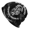 Sons Of Anarchy Punk Rock Hardcore Cap Cool Unisex Women Outdoor Skullies Beanies Hat Spring Warm Dual-use Bonnet Knitting Hats