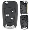 3 Buttons Car Remote Key Modified Flip Folding Fob Shell with FO21 Blade Fit for Ford Mondeo / Fiesta / Focus / KA / Transit  2002-2012