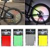 12Pcs Bicycle Spoke Skins Wraps Night Riding Universal Easy To Install Road Mountain Bike Colorful Wheel Decoration Reflectors