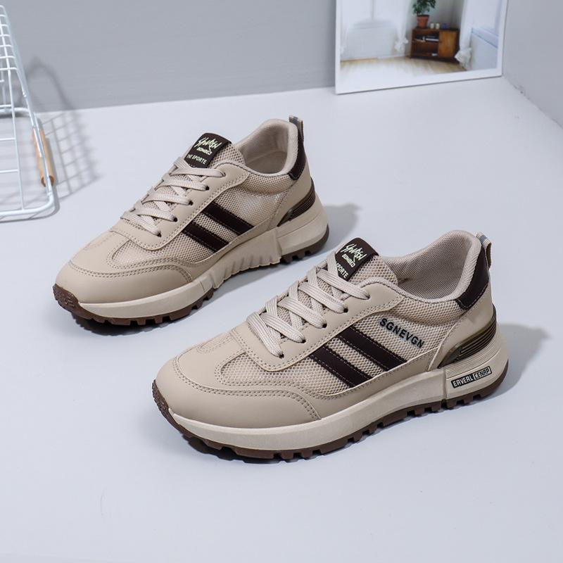 Новая обувь женская 2025 лето беговые спортивные кроссовки женские толстая подошва увеличение роста повседневная платформа женская дизайнерская обувь