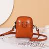Сумка для телефона из натуральной кожи Женская сумка 2025 Новая трендовая Летняя Горячая мода Универсальная Мини из коровьей кожи На плечо Через плечо Маленькая