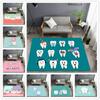 Cute Cartoon Tooth Welcome Doormat Non Slip Dental Office Living Room Decoration Washable Bedroom Kitchen Rug Home Decor Mat