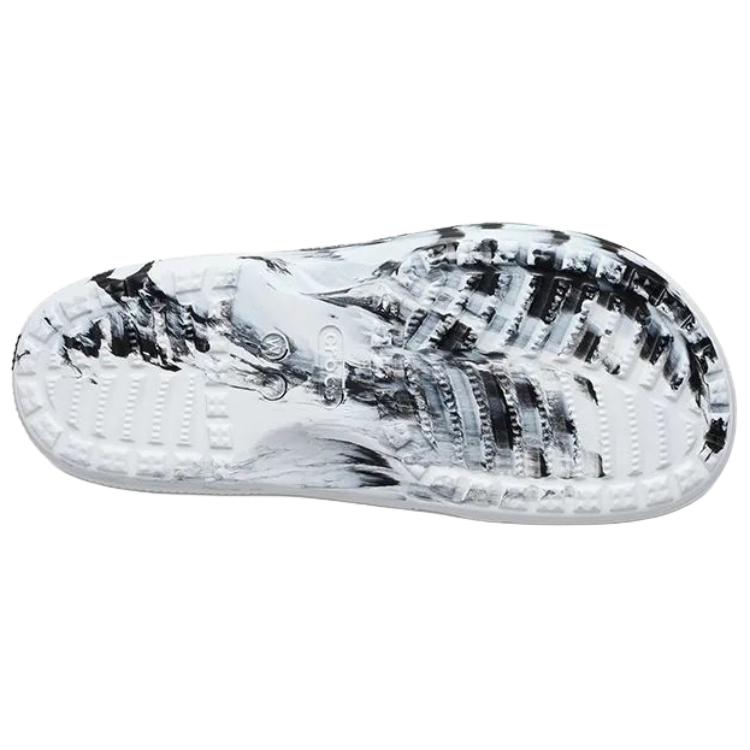 Crocs Классические удобные шлепанцы с открытым носком из ЭВА, сандалии-слайды против натирания, женские сандалии, черные, белые, 211832-066