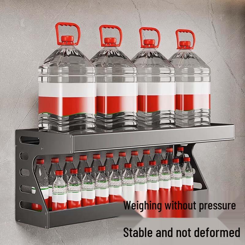 YunsHuang Kitchen Wall-Mounted Spice Rack