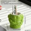 Креативный держатель для ручек в форме мышечного торса из смолы, скульптурный органайзер для канцелярских принадлежностей и кистей для макияжа, декор для домашнего офиса