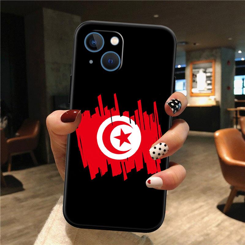 IK72 Tunisian Flag Passport Phone Case for Samsung Galaxy S20 S21 S22 Ultra FE + Plus A21S A22 A24 A25 A26 A30 A30S A31