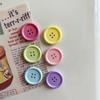 Набор цветных магнитов на холодильник 6/12 шт. Украшение для дома Пластиковая наклейка на холодильник Корейский стиль 3 см