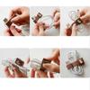 Cord Management Cord Winder Buckle Holder Storage Leather Cable Winder Vintage Cartoon Data Cable Organizers Desktop
