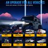 2x 3" 72W LED Light Pods Truck ATV UTV Offroad Driving Fog Lamp Spot Flood Beam