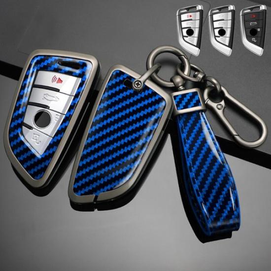 Zinc Alloy Leather Car Key Case Cover For BMW X1 X2 X3 X4 2 3 4 5 6 7 8 X6M X5M
