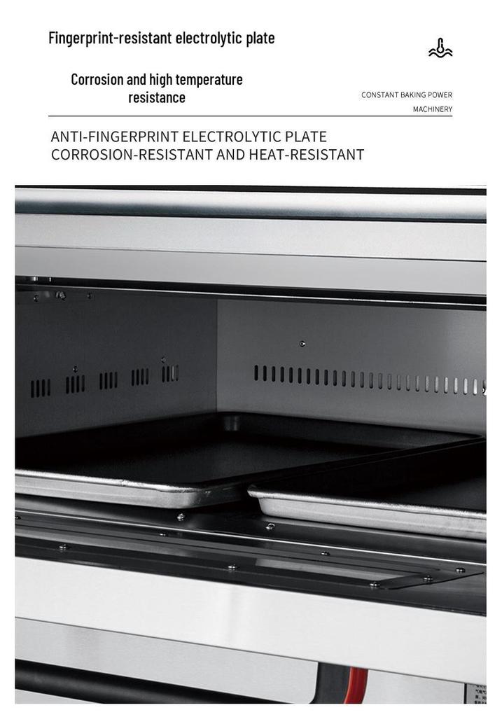 Commercial Double-Layer Gas Oven for Large-Capacity Pizza & Bread - 4/6/8 Trays