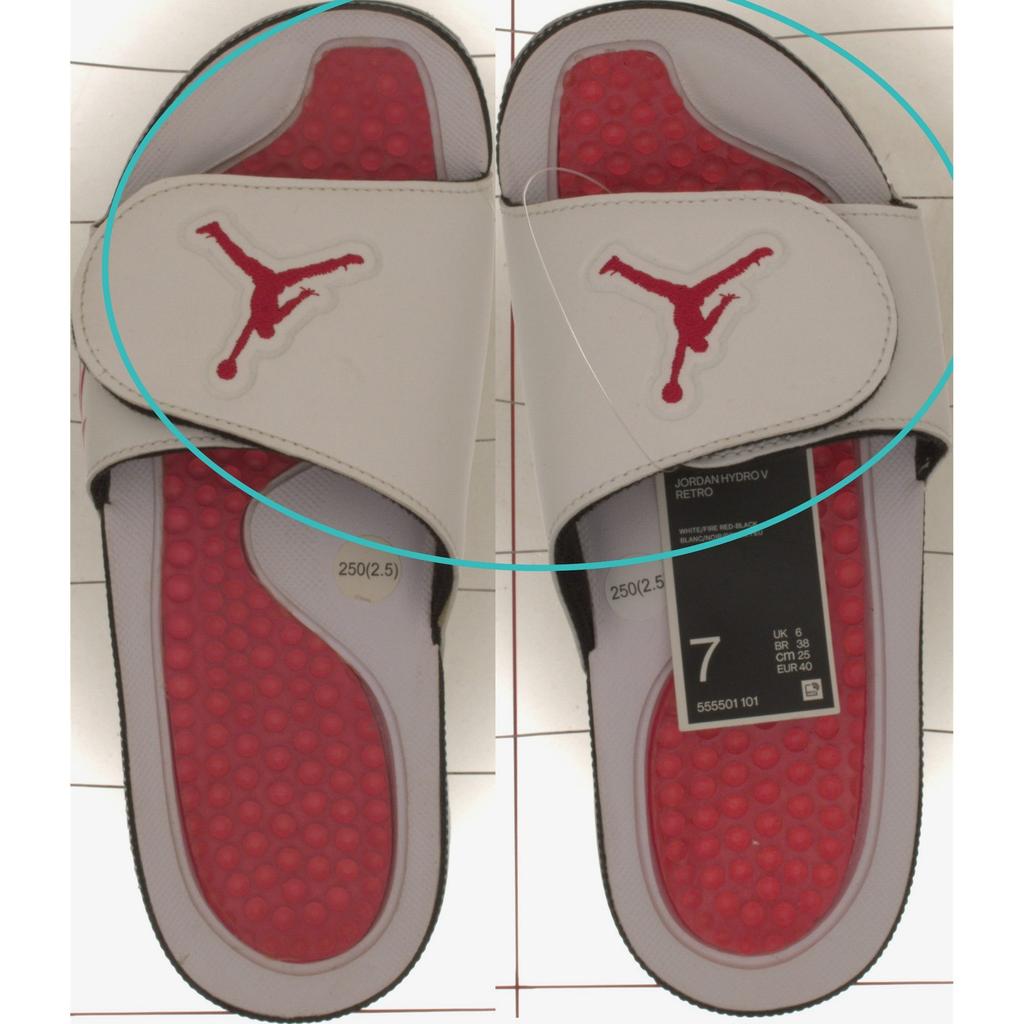 Pre-owned Jordan Hydro 5 Retro Slide 555501-101-P26094762451550