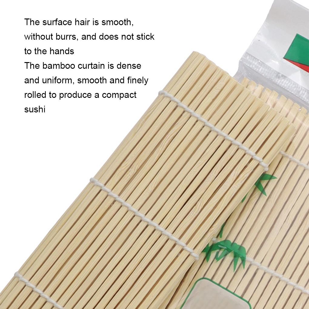 Sushi Maker - Convenient And Durable Bamboo Rolling Tools Sushi Rolling Roller Mat Lightweight Natural Bamboo Easy To