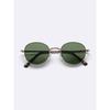GU by Uniqlo Uv Cut Round Metal Sunglasses