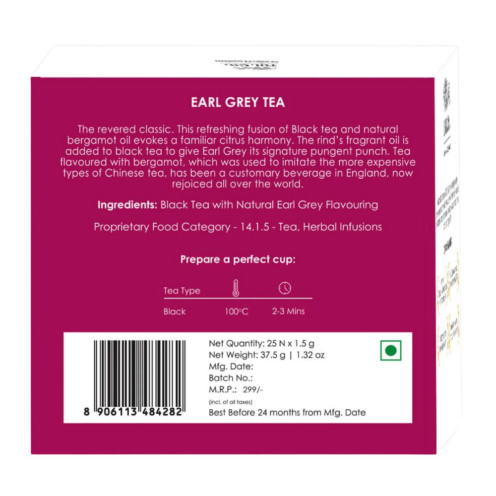 Earl Gray Black Tea (25 Pak, 1.5 G), Earl Gray Black Tea, TGL Co.