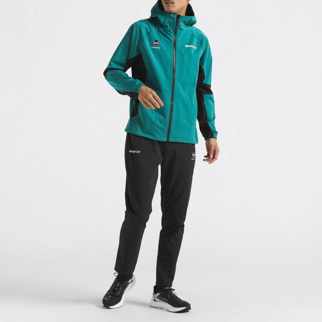 Long Pants Descente HEATNAVI TOUGH Soft Shell Tapered Pants Water Repellent Training Running M [Move Sports] BK00(ST4FPZ23M)