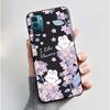 Чехол для Nokia G21 G11 Plus Милый Мультяшный Кролик с Сердечком Черный Мягкий Чехол из ТПУ Силикона Для NokiaG21 G 11 G11Plus Бампер Чехол для Телефона