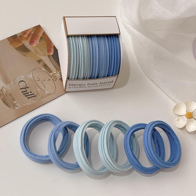 Красочные резинки для волос высокой эластичности для хвостиков и пучков - Не повреждающие.