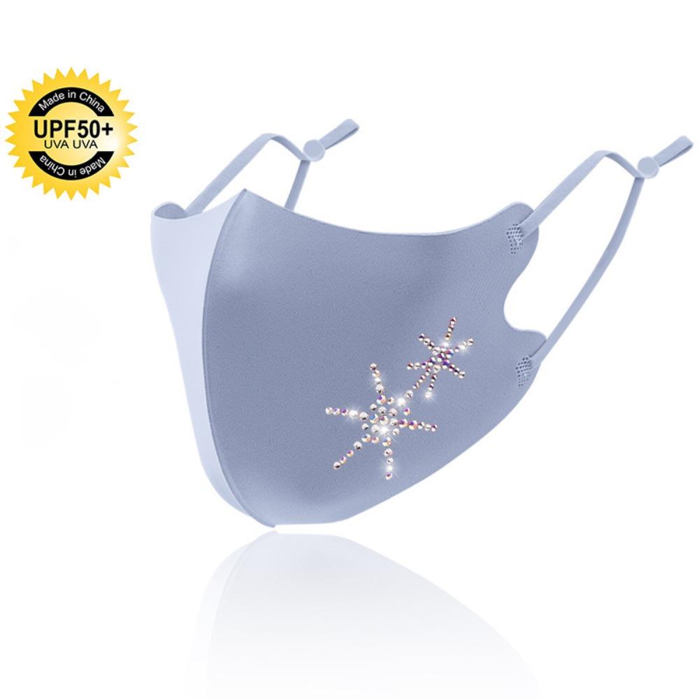 Дышащая маска из ледяного шелка, анти-УФ-защитная маска, горячая распродажа, вуаль для лица, подарок