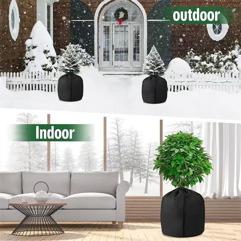 Зимний чехол для растений Мешки для защиты от заморозков Наружный Сад Кустарники Деревья Защита для горшечных растений Ткань Оксфорд Защита от замерзания Теплый чехол