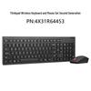 Lenovo 2nd Gen Thin Black Wireless Keyboard Mouse Set