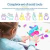 22 Pcs Children's Colored Mud Noodle Machine Pieces Set Animal Molds Toys Mini Clay Plastic Tool Kit Miss
