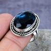 Иолитовый кварцевый драгоценный камень ручной работы 925 пробы Серебряное кольцо Свадебные украшения