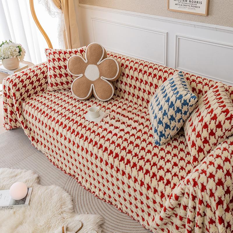 Чехол на диван, ткань, полный чехол, чехол для дивана, чехол для дивана, утолщенный флисовый чехол для дивана, полотенце