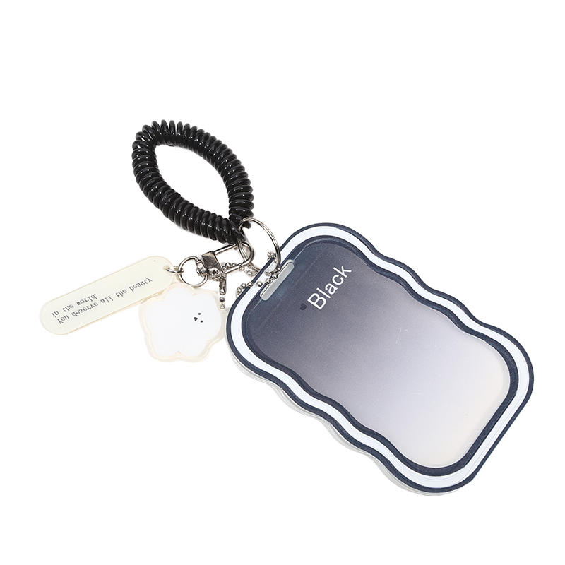 Креативный дизайн Kpop держатель для фотокарточек Прозрачный держатель для карточек Брелок для фото чехлы для автобусных карточек Чехол для студенческих карточек Защитник для фотографий