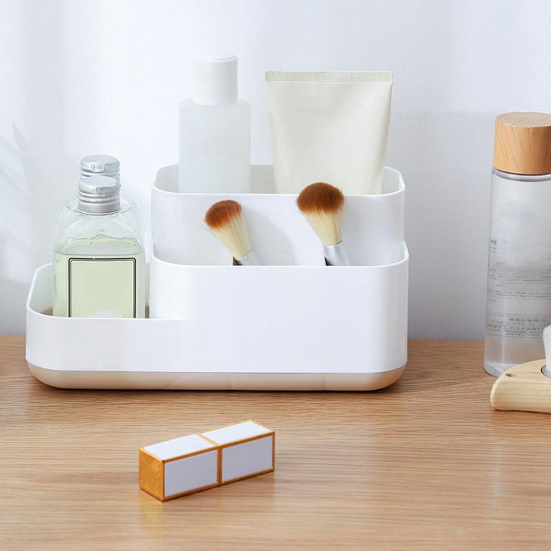 Настольный ящик для хранения Ящик для хранения косметики Ящик для хранения с отделениями Ящик для туалетного столика Контейнер Коробка для мелочей Коробка для косметики