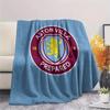 Aston Villa Flannel Blanket, High quality Comfortable for All Seasons, Home Decor, Warmth and Comfort