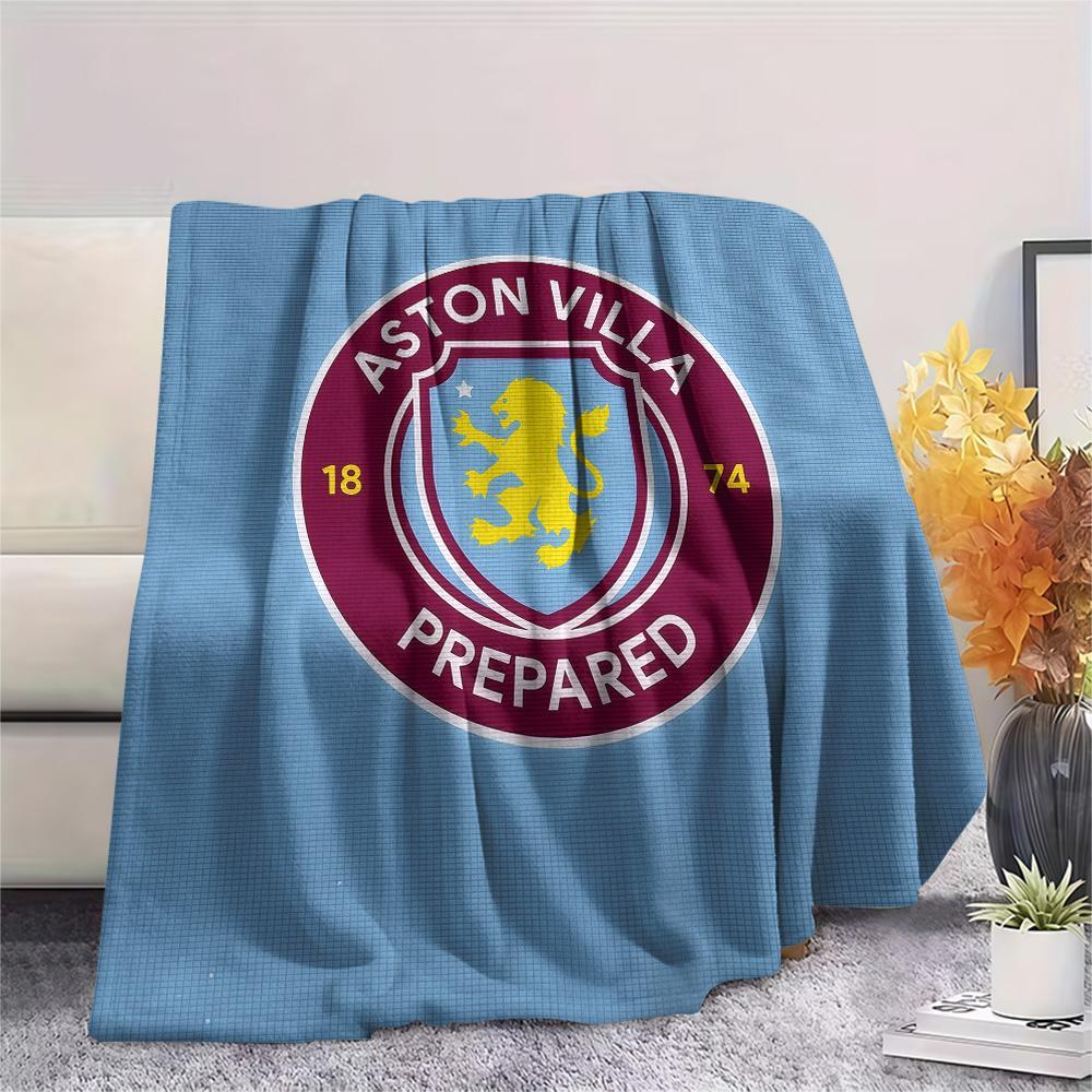 Aston Villa Flannel Blanket, High quality Comfortable for All Seasons, Home Decor, Warmth and Comfort
