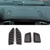 4pcs/Set Car Dashboard Air Conditioning Outlet Frame Cover Trim Fit For Ford Ranger Wildtrak 2015- Auto Interior