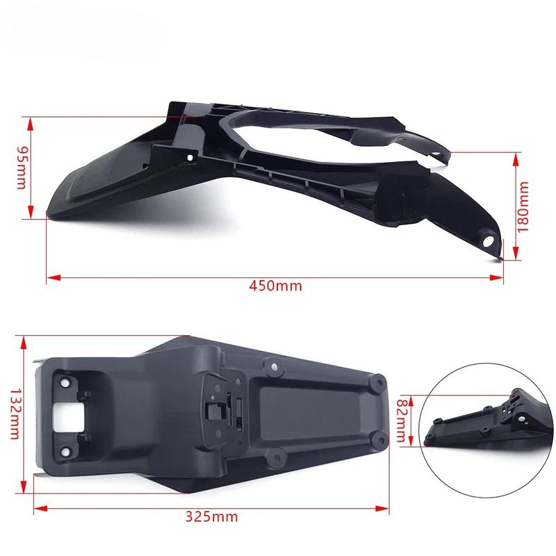 2020-2023 Motorcycle Rear Fender License Plate Bracket 12V LED Taillight Brake Lamp Holder For HUSQVARNA FE TE 150 250 350 450