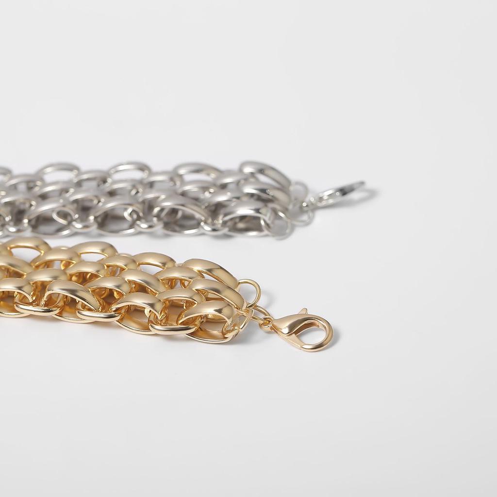 Женское ретро минималистичное массивное цепное ожерелье - Ювелирный аксессуар в европейском и американском стиле