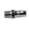 NITTO Male Thread Adapter Air Fitting Male Coupler Silver