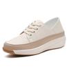 35-44 Women's Oversized Casual Women's Single Shoes Thick Soled Mother's Shoes Women's Leather Shoes