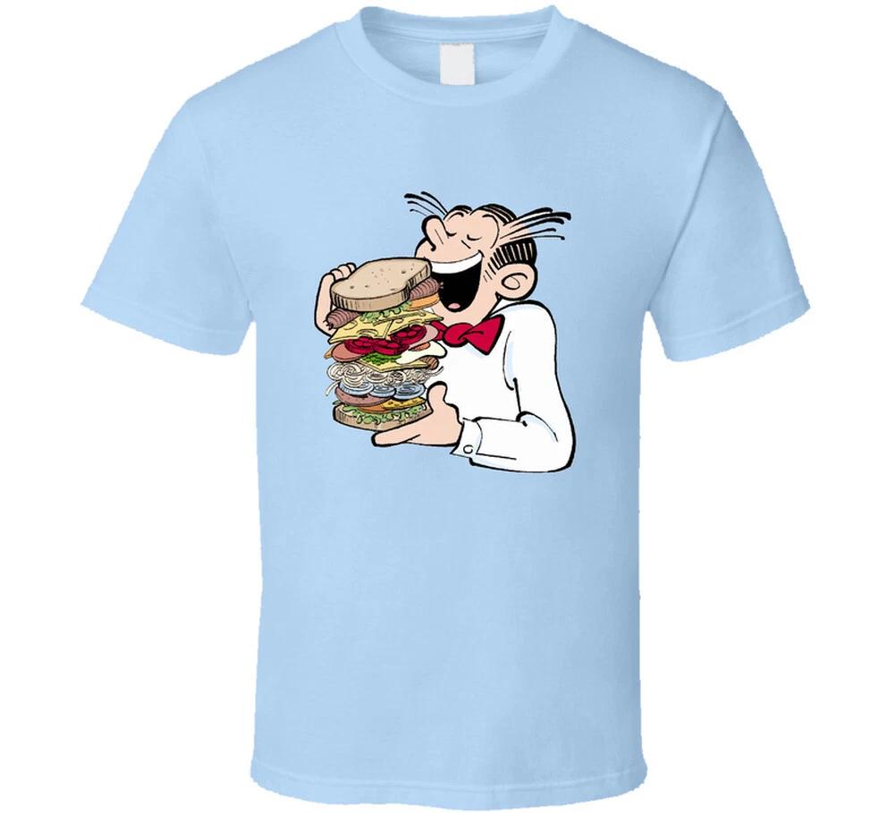 Dagwood Sandwich Retro 100% Cotton T-shirt Mens Womens Tees Top