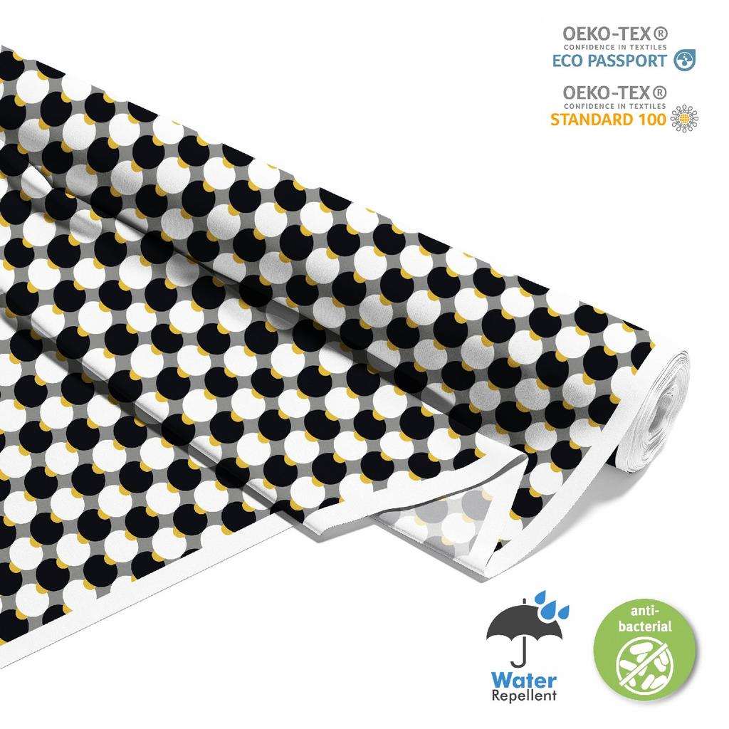 Outdoor Dekostoffe Oxford - Motiv Geometrisch 27