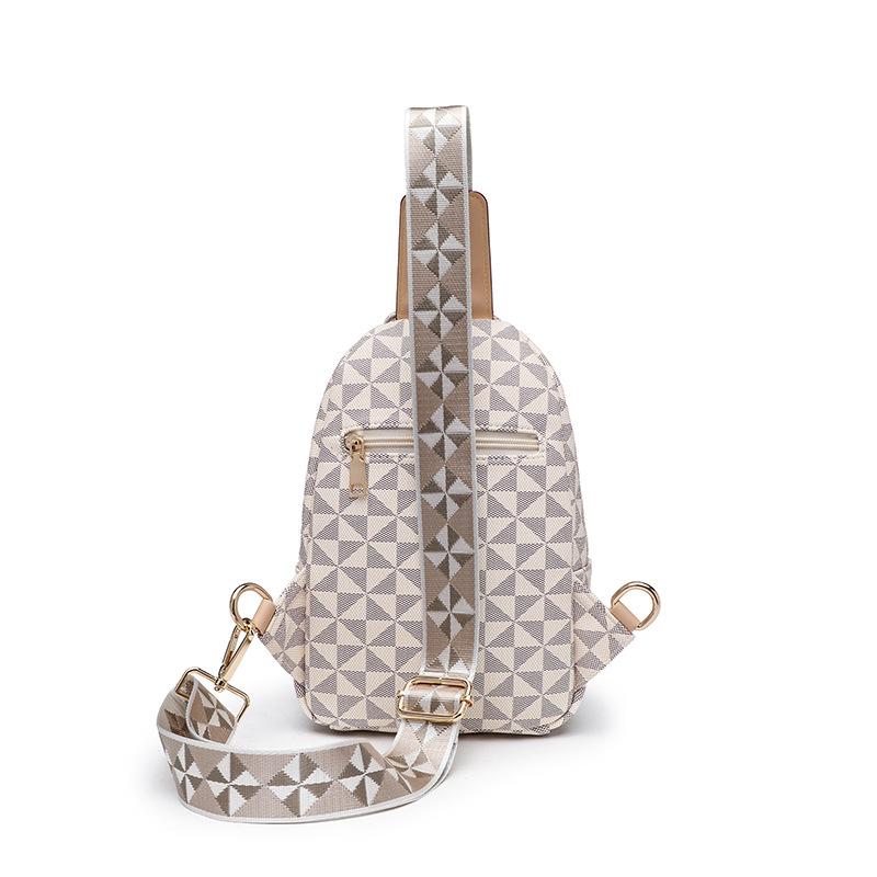 Европейская и американская принтованная модная нагрудная сумка женская и мужская сумка через плечо нагрудная сумка все просто