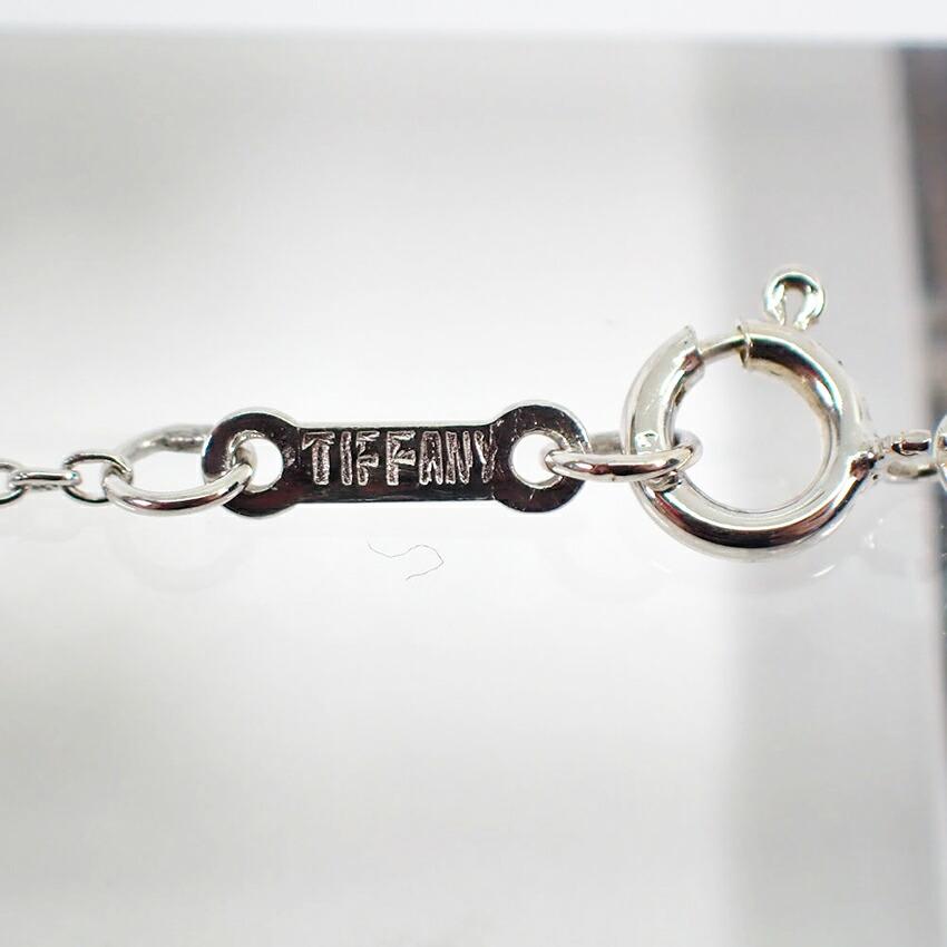 [Б/у] TIFFANY/Tiffany 925 инициал/k кулон/ожерелье [g329-90]