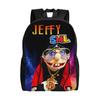 Маленький Вудитайм Джеффи Милый Мультяшный Узор Детский Большой Рюкзак Вместимость