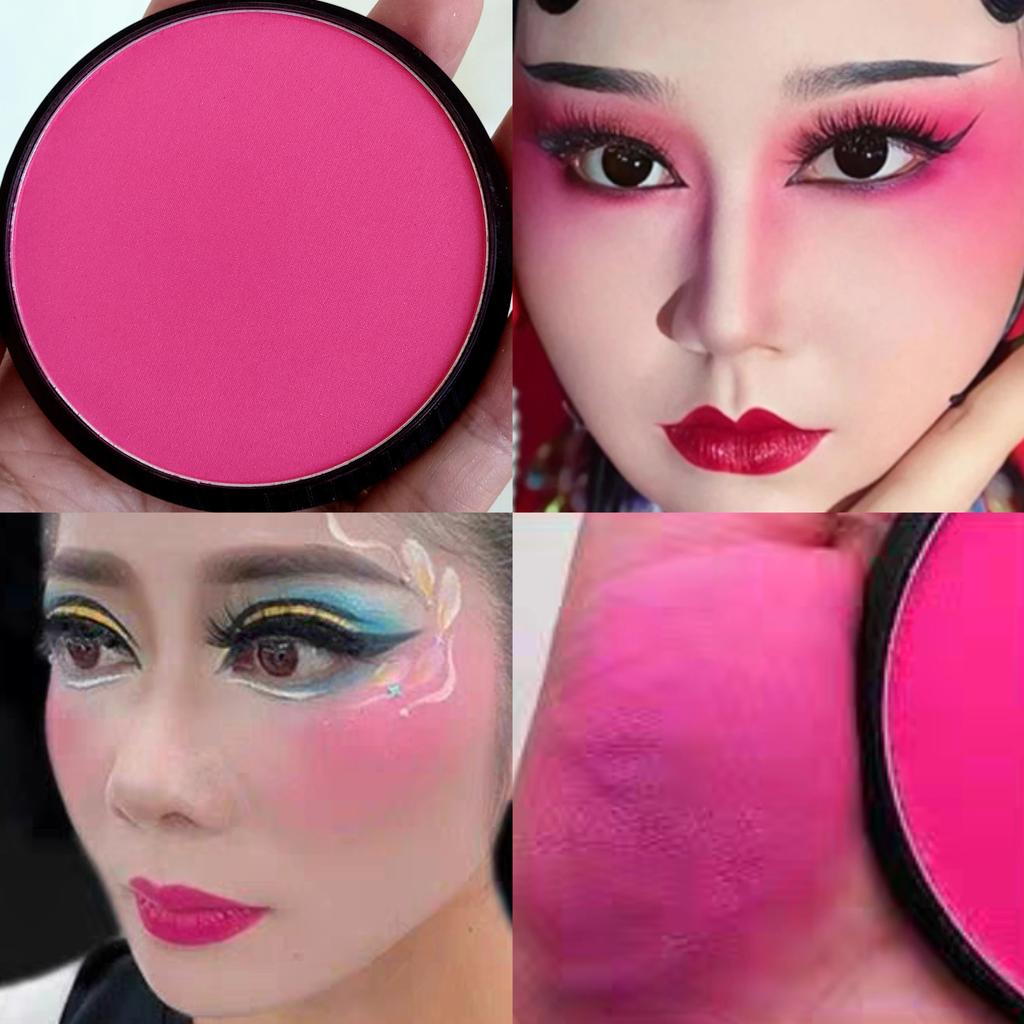 Professional Stage Blush, Genuine Large-Capacity Color Palette, Special Rouge for Art Exams and Performances, Waterproof and Sweat-Proof Cosmetics