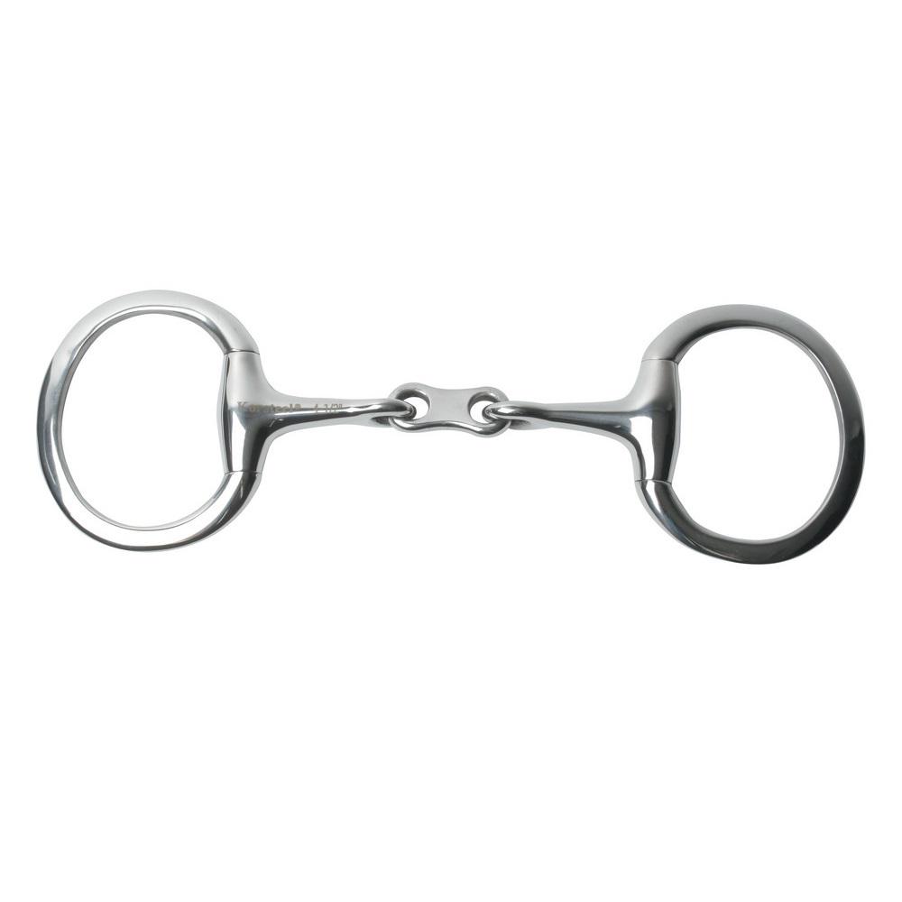 Korsteel Stainless Steel French Link Eggbutt Snaffle Bit