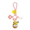 Adorable Cartoon Minion Keychain Silicone Key Ring Cute Gift For Women And Kids
