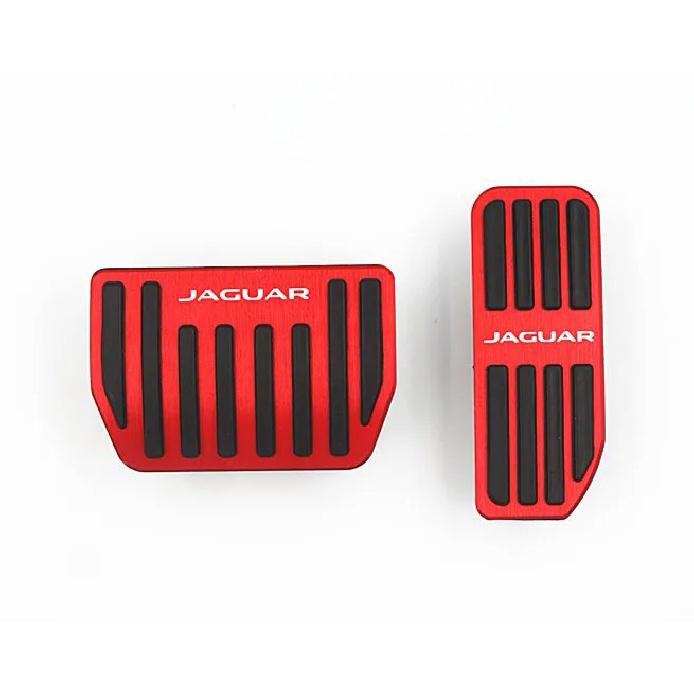 Педаль газа, тормоза, педаль газа, топлива для автомобиля Jaguar XE XF F-PACE 2015 2016 2017 2018 из алюминиевого сплава, подставка для ноги, дроссельная заслонка, педаль тормоза 2 шт.