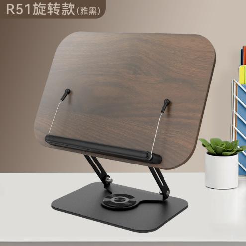 Wooden Book Stand Mold Steel Metal Book Clip Page Holder for Office Home Use