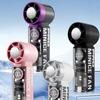 Lightweight Design Portable Handheld Fan Digital Display Rechargeable USB Fan  Personal Cooling