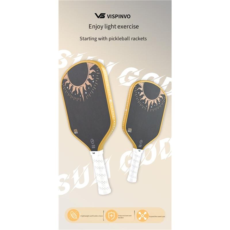 VISPINVO Toray T700 Carbon Pickleball Paddle Thick Honeycomb Core Professional Tournament Racket